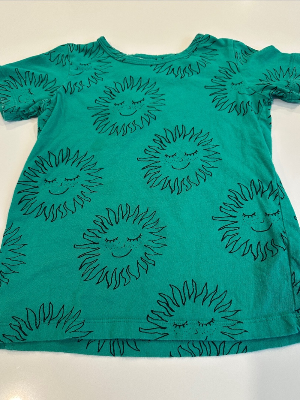 Nadadelazos Organic Cotton Sun-Print Short Sleeve Tee